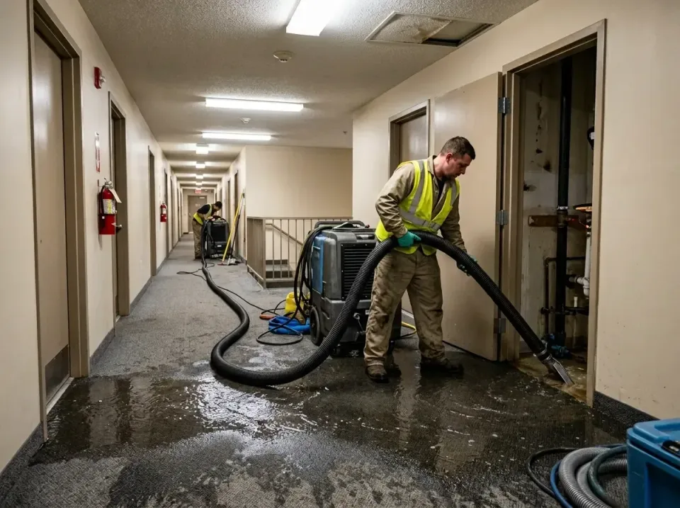 multi-unit-apartment-hallway-f-005 — frequently asked questions, Emergency Burst Pipe Water Extraction & Removal in Sonora,…